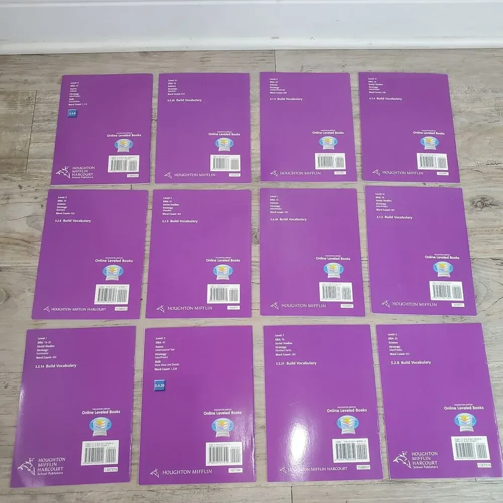 Lot of 63 Houghton Mifflin 3rd Grade Leveled Readers Homeschool Books Paperback